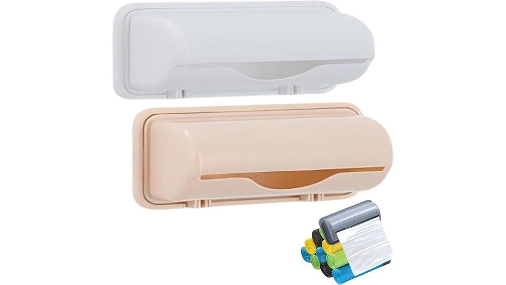 dual wall mounted trash dispenser