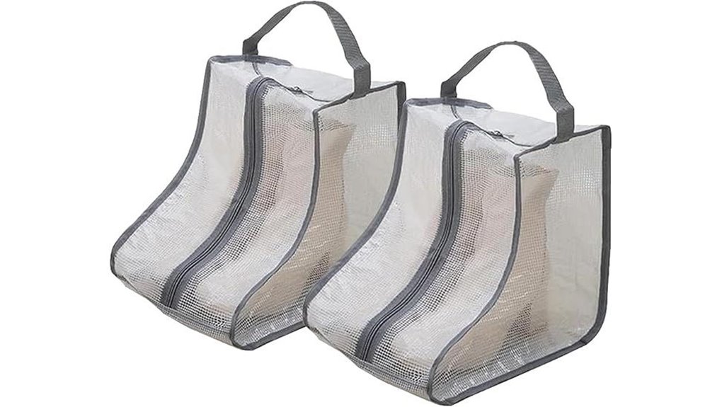dual water resistant boot bags