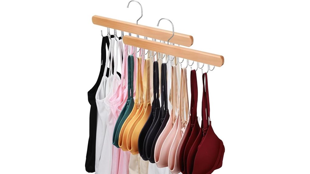 Must-Have Bra Organizers That Stop Your Bra From Crushing 1 dual wooden bra rotators