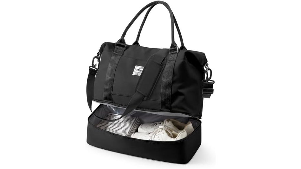 Carry-On Duffels with Shoe Compartments That Fit Packing Needs 10 duffel 18x14x8 shoe compartment
