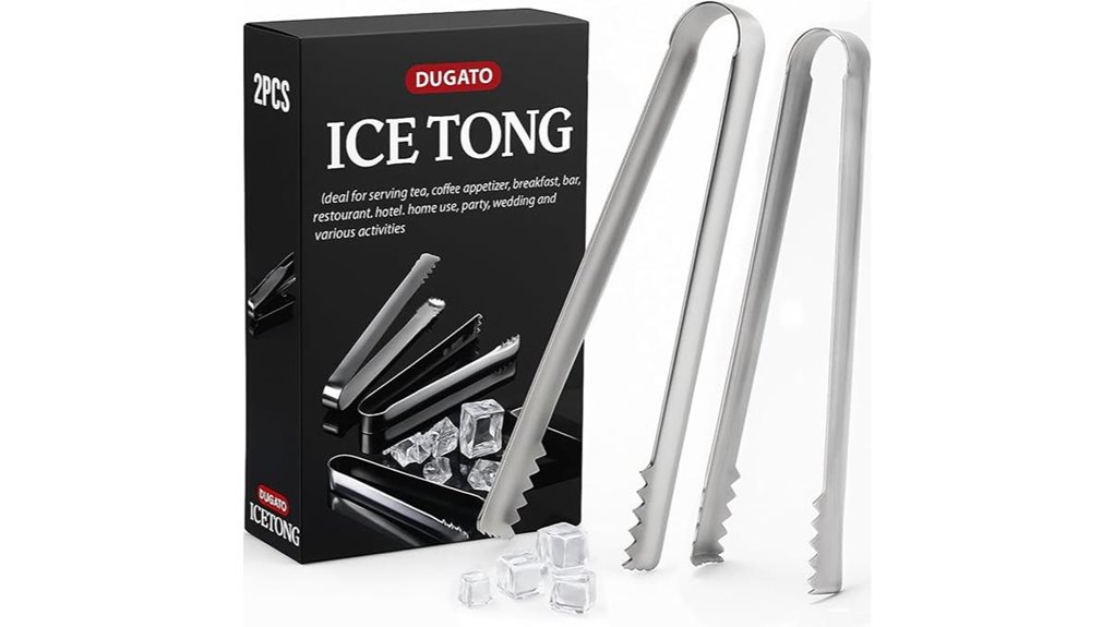 Ice bucket + tongs: The Perfect Pair for Your Home Bar 1 dugato 2 pack stainless tongs