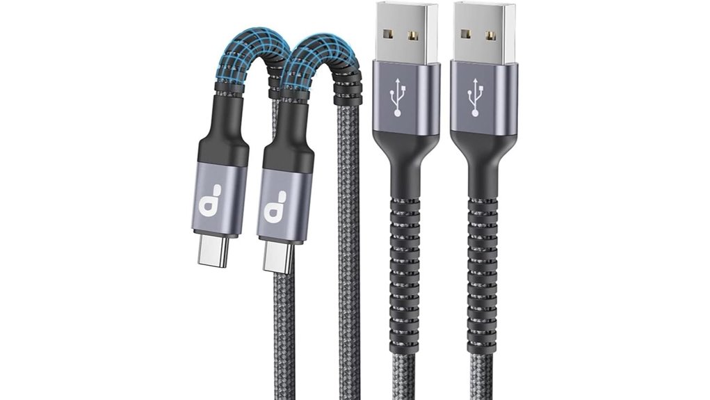 durable 10ft usb c braided