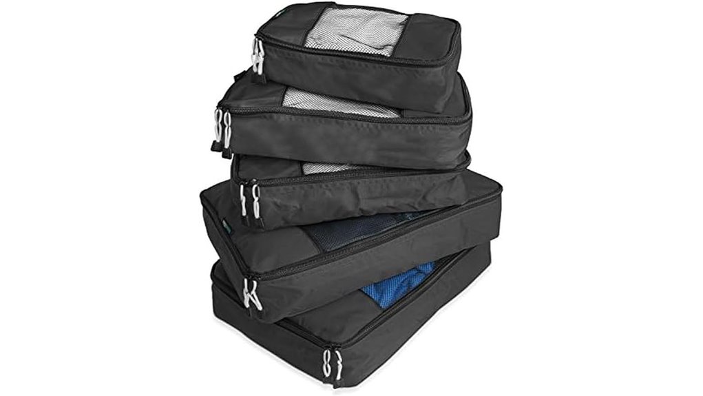Packing Cube Sets That Maximize 40L Backpack Space 13 durable 5 piece packing cubes