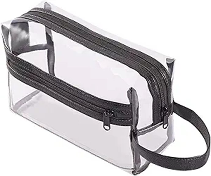 durable clear travel organizer