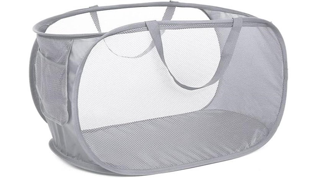 Packable Laundry Hampers for Long Stays (Pop-up Options) 11 durable collapsible mesh hamper
