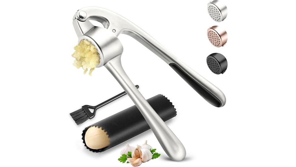 Best Garlic Presses for Effortless Kitchen Prep 6 durable dishwasher safe garlic press