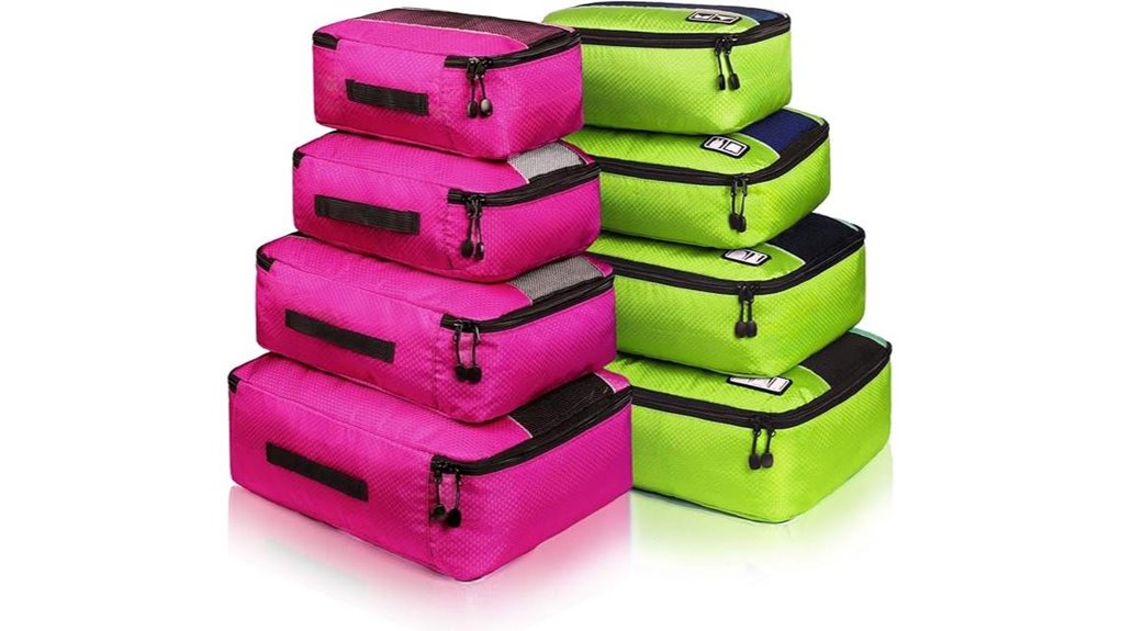 durable labeled packing cubes