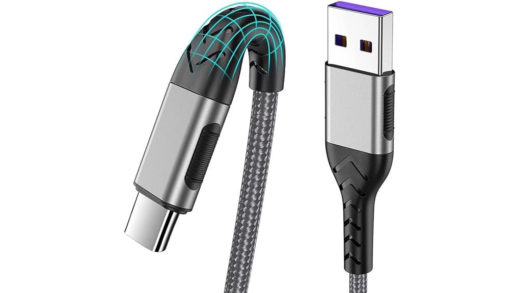Braided Travel Cables (Reinforced Ends) For On‑The‑Go Power 12 durcord 10ft usb c 2 pack