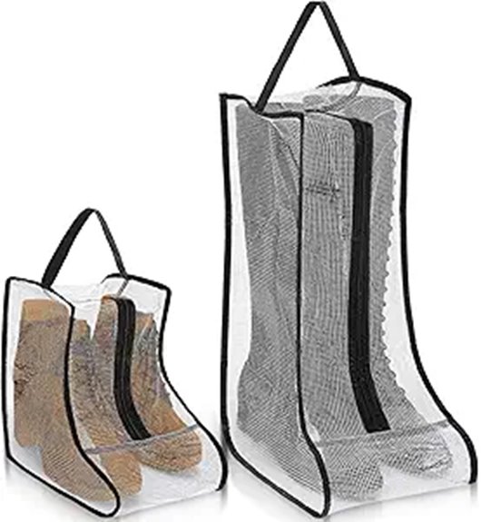 dust proof boot storage pack
