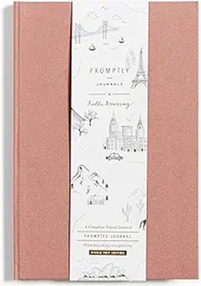dusty rose travel journal