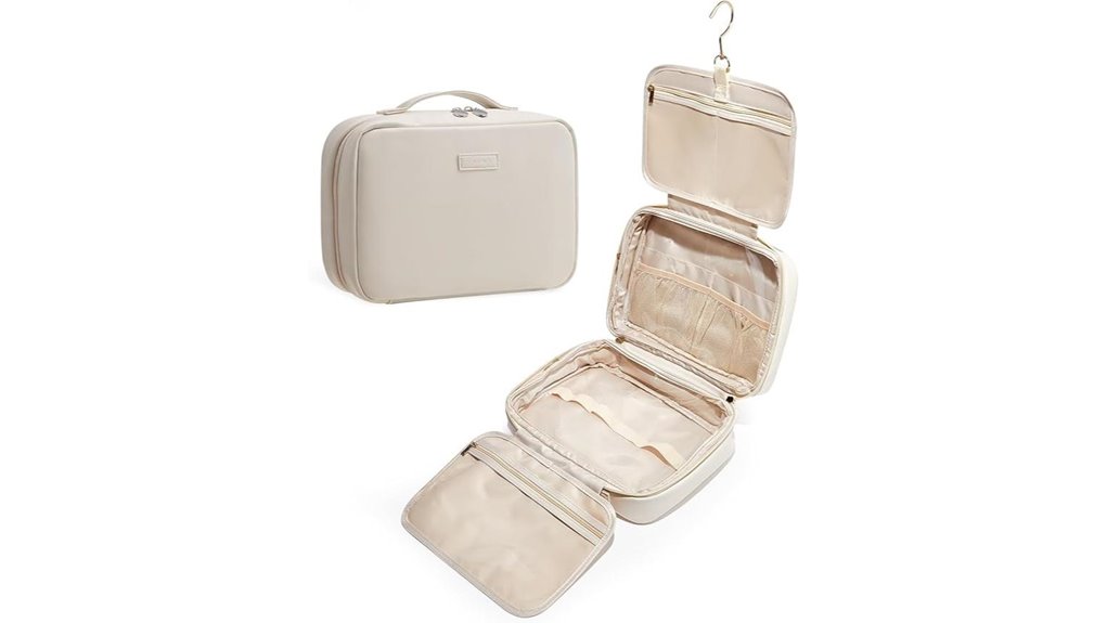 Hooked Toiletry Bags That Fit Tiny Bathrooms Like Magic 15 eachy leather hook bag