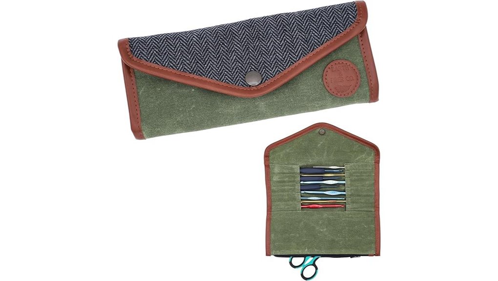 Ultimate Crochet Hook Cases That Travelers Love 5 earth fiber hook organizer