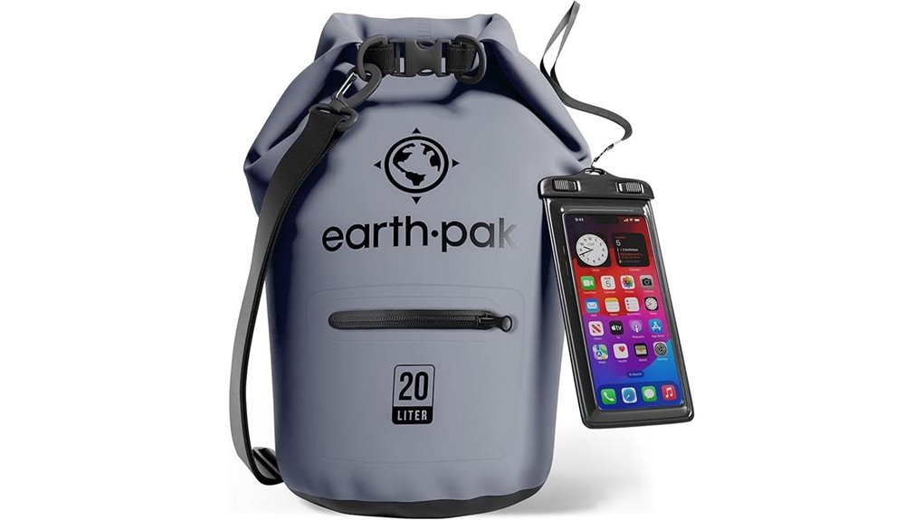 earth pak waterproof backpack