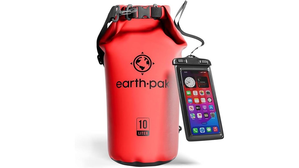 Best Dry Bags for Travel: Beach, Boat, and Waterfall Adventures 8 earth pak waterproof kayak