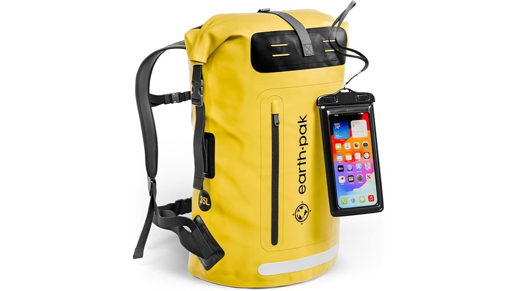 Roll‑Top Travel Backpacks Keep Gear Dry in Rainy Destinations 5 earth pak waterproof roll top
