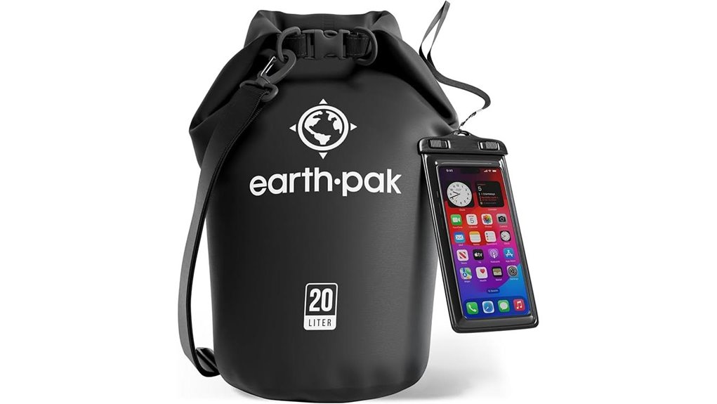 Best Dry Bags for Travel: Beach, Boat, and Waterfall Adventures 13 earthpak waterproof phone case