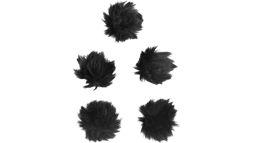 Best Travel Microphone Windscreens for Crystal Clear Outdoor Audio 3 eboot 5 pack furry muff