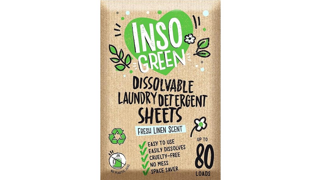 Eco-Friendly Laundry Detergent Strips That Clean Clothes Deeply 12 eco 80 load detergent sheets