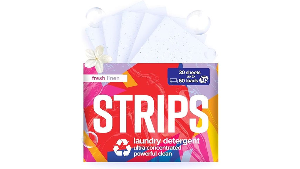 Eco-Friendly Laundry Detergent Strips That Clean Clothes Deeply 15 eco fresh linen sheets