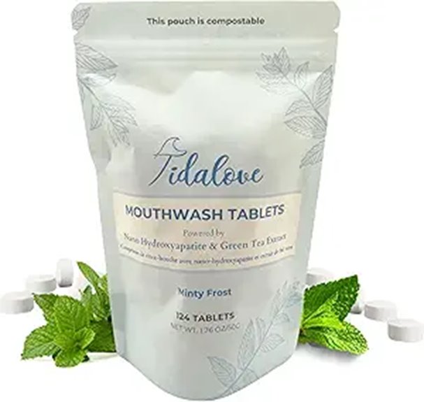 Top Travel-Ready Mouthwash Concentrate Tablets Bulky-Free 7 eco friendly green tea mouthwash