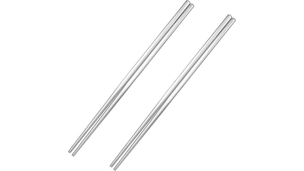 eco friendly titanium 9 inch chopsticks