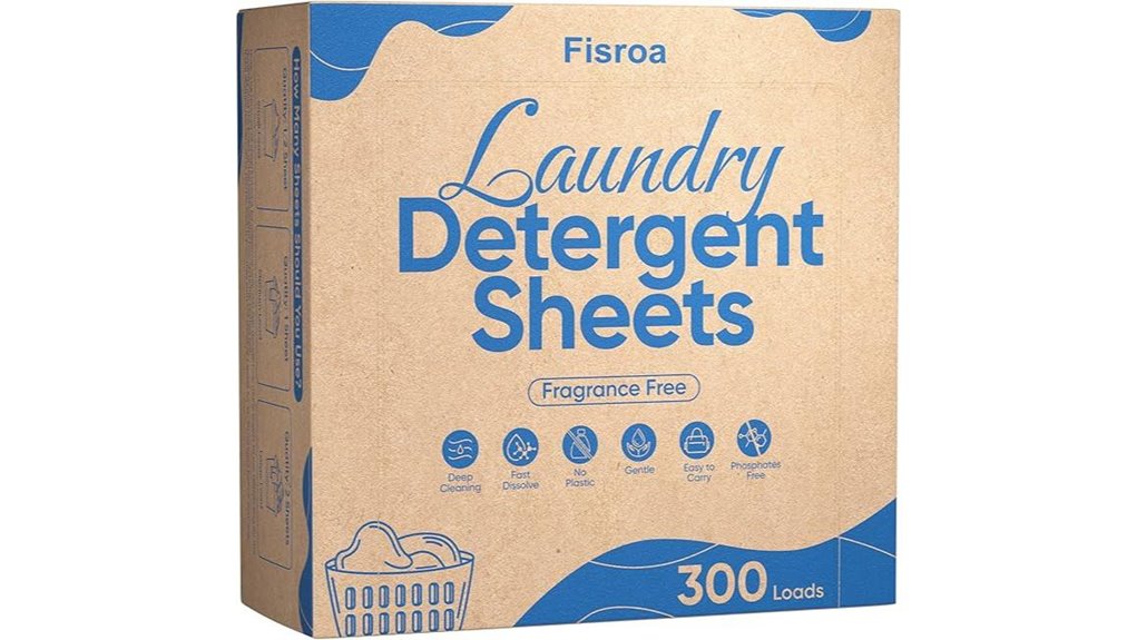 Eco-Friendly Laundry Detergent Strips That Clean Clothes Deeply 8 eco friendly unscented 300 load sheets