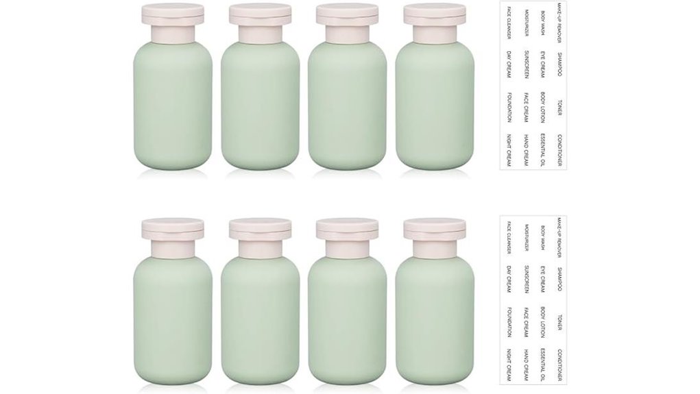 Leakproof Travel Bottles (Squeeze-Proof Caps) That Won’t Leak 1 eight 3 4oz travel bottles