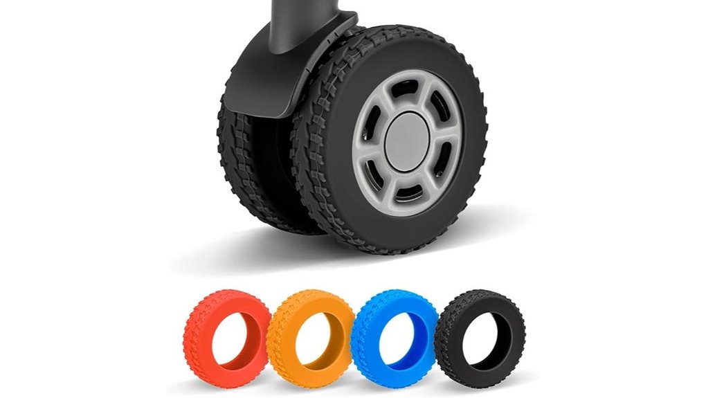 eight black silicone covers
