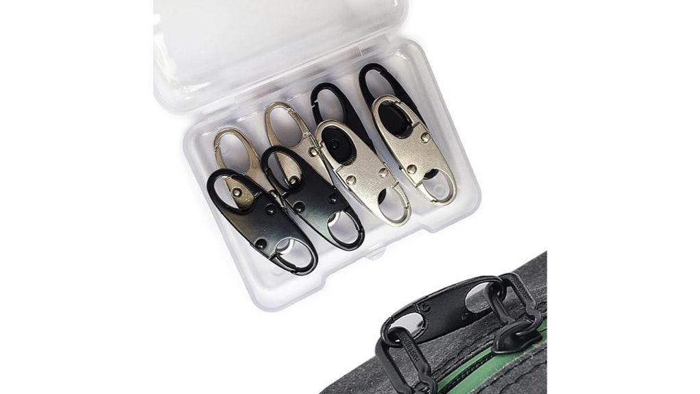 Best Anti-Theft Zipper Clips That Secure Your Backpack 15 eight carabiner zipper clips