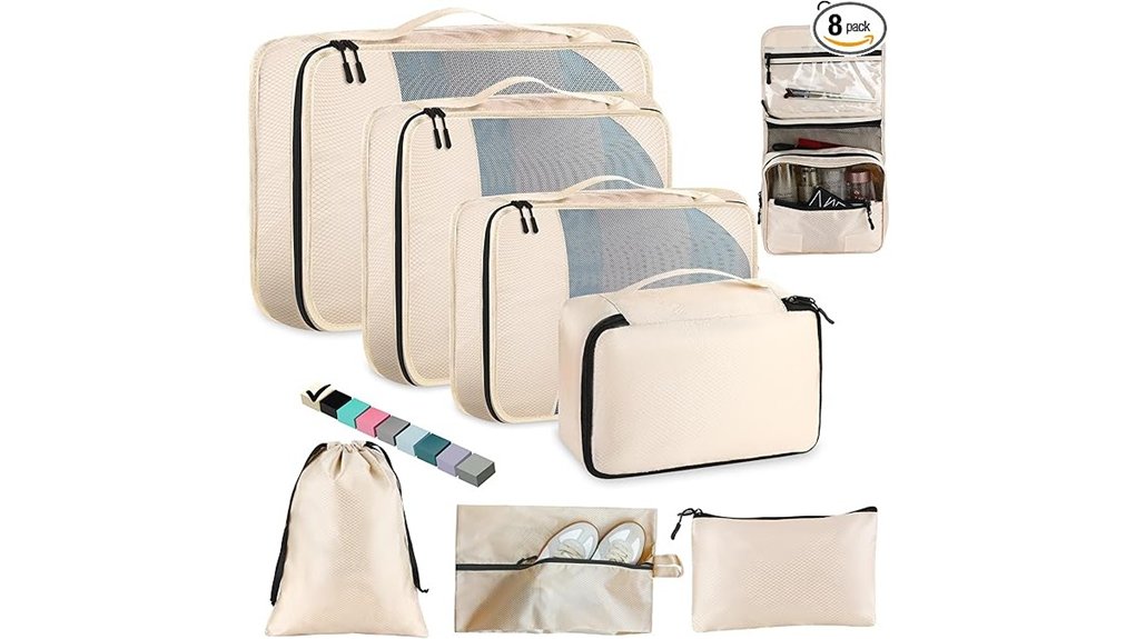 eight cubes include bags