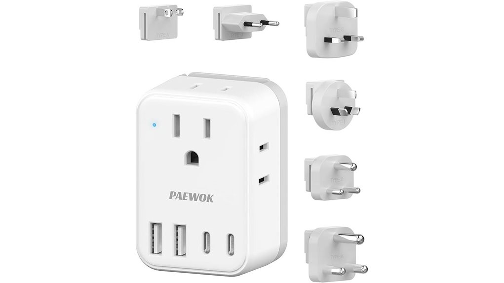 Plug Adapters for EU/UK/US: The Modular One‑Kit Travel Must‑Have 1 eight in one european travel adapter
