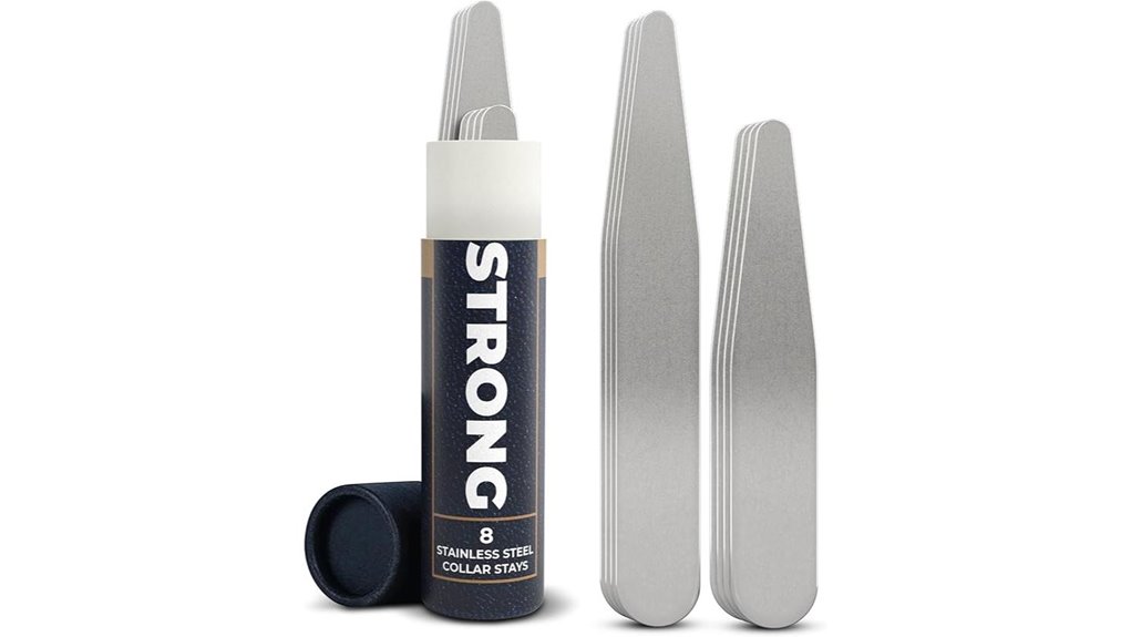 Collar Stays (Metal Travel Set) That Keep Your Shirts Crisp 15 eight metal collar stays