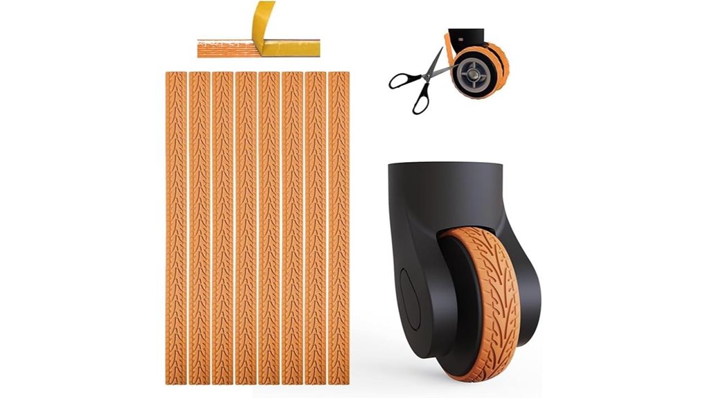 Best Luggage Wheel Covers That Quietly Roll 14 eight orange luggage covers