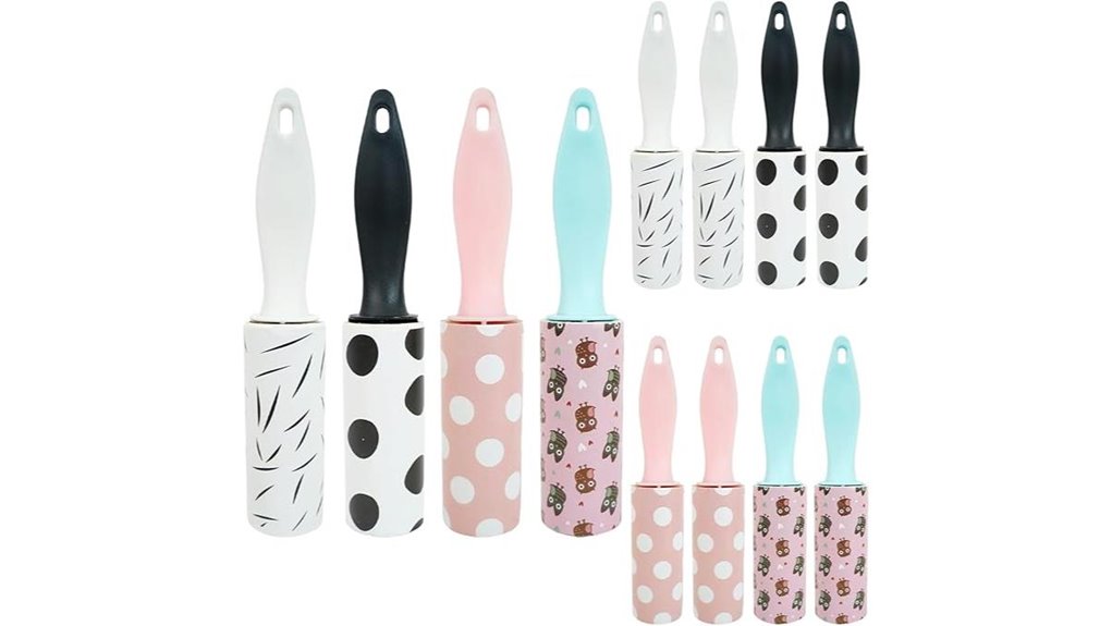Best Lint Brushes for Travelers: Reusable or Sticky Choices 15 eight pack pet bag rollers