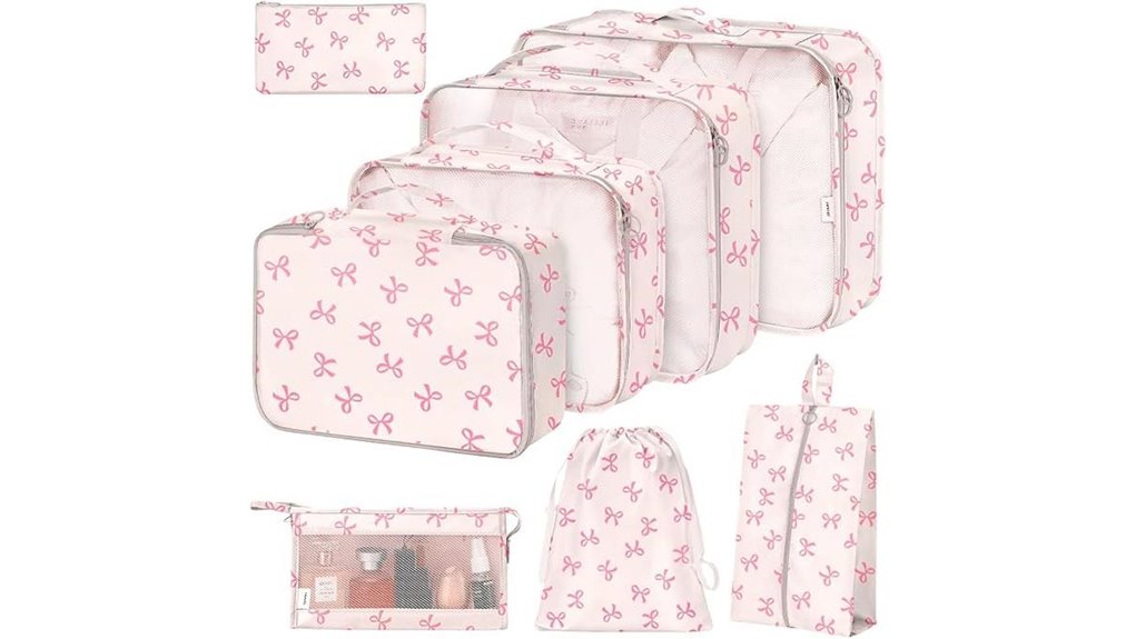 Set-Matching Luggage Organizers for Popular Suitcase Sizes 4 eight pack travel packing cubes
