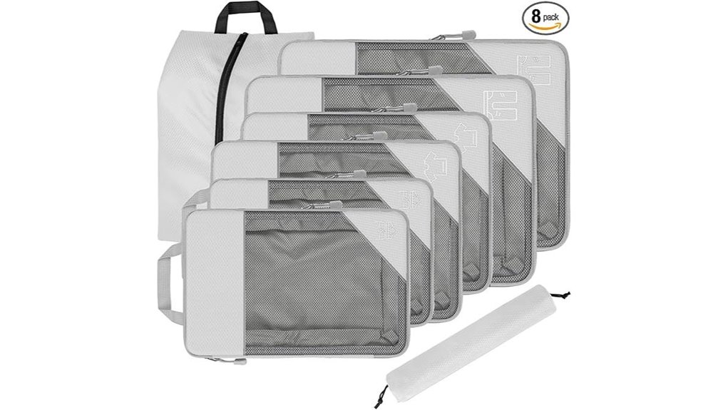 eight packing cubes bag