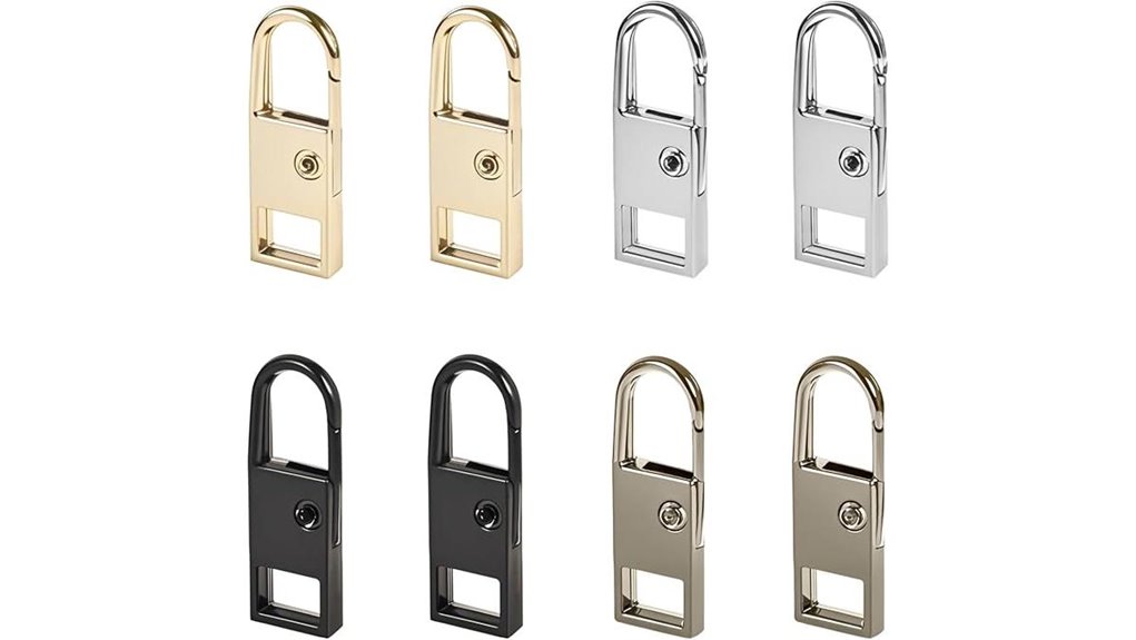 Best Replacement Zipper Pulls for Travel Bags to Fix Instead 12 eight piece zipper pulls set