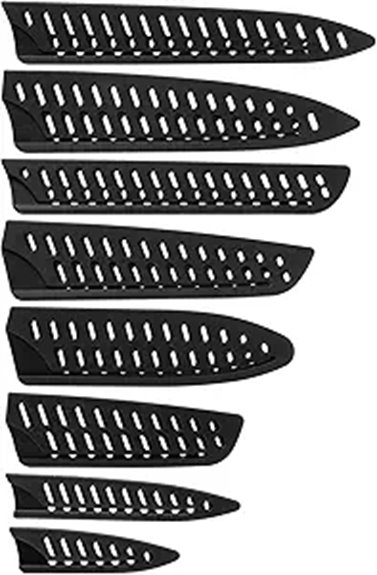 Lightweight Kitchen Knife Guards for Safe Travel Cooking 13 eight safety knife sheaths