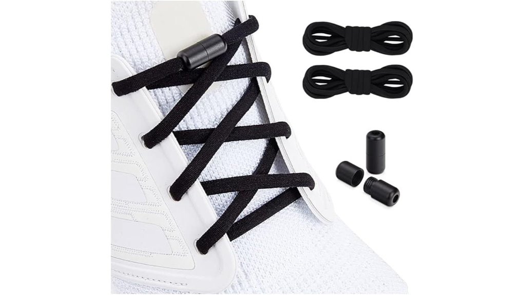 Easy Travel: Elastic No‑Tie Shoelaces That Pass Security 9 elastic no tie one size shoelaces