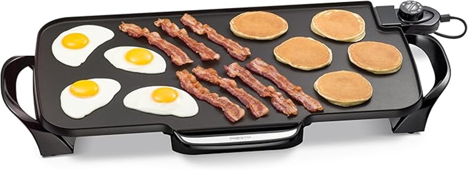 Electric Griddle (Nonstick) That Makes Breakfast Easy 2 electric 22 inch presto griddle