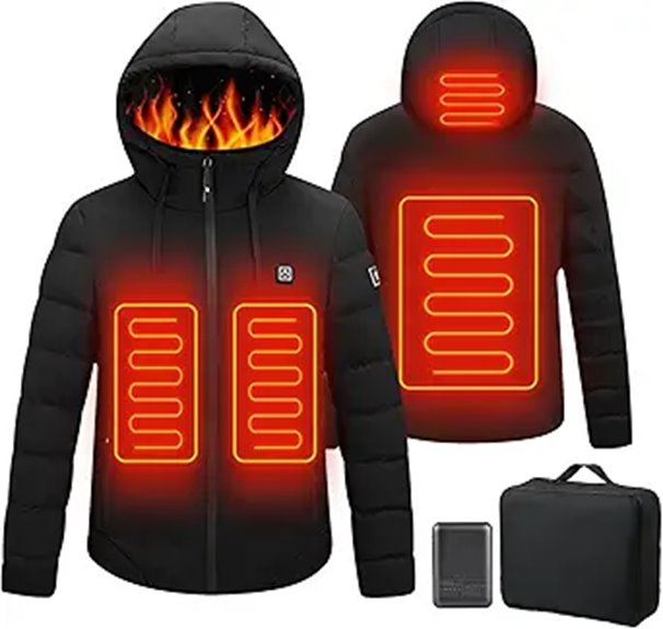 Best Heated Jackets That Keep You Cozy on Winter Travel 12 electric heated hooded jacket