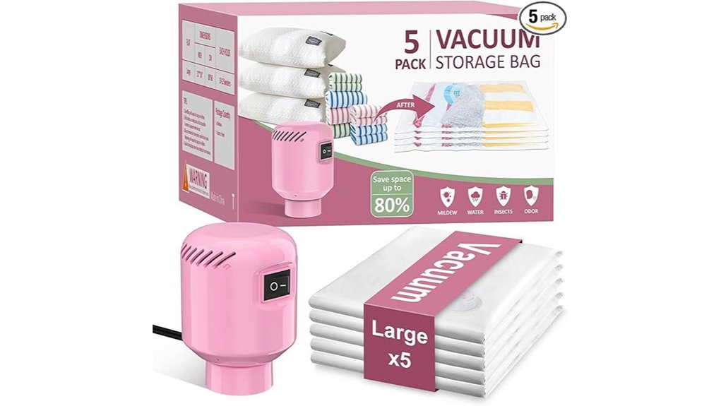 Simple Compression Bags That Keep Bulky Clothes Neat 9 electric vacuum storage pack