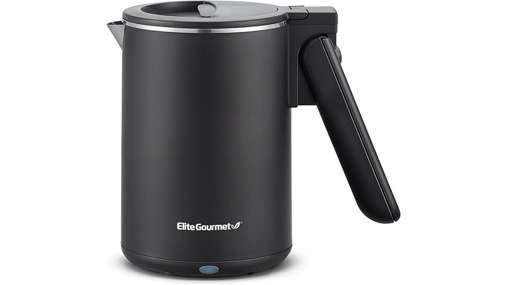 Compact Electric Kettles for Travel That Pack Little Space 9 elite gourmet 120 230v 0 6l