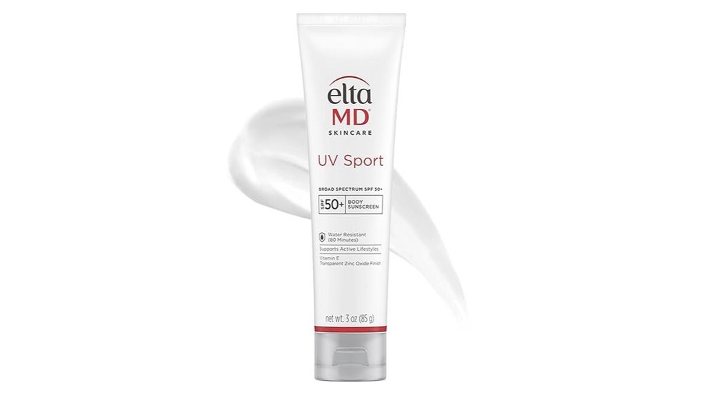 Top Body Sunscreens for Sweat-Resistant Sports Days 2 eltamd sport spf50 water resistant