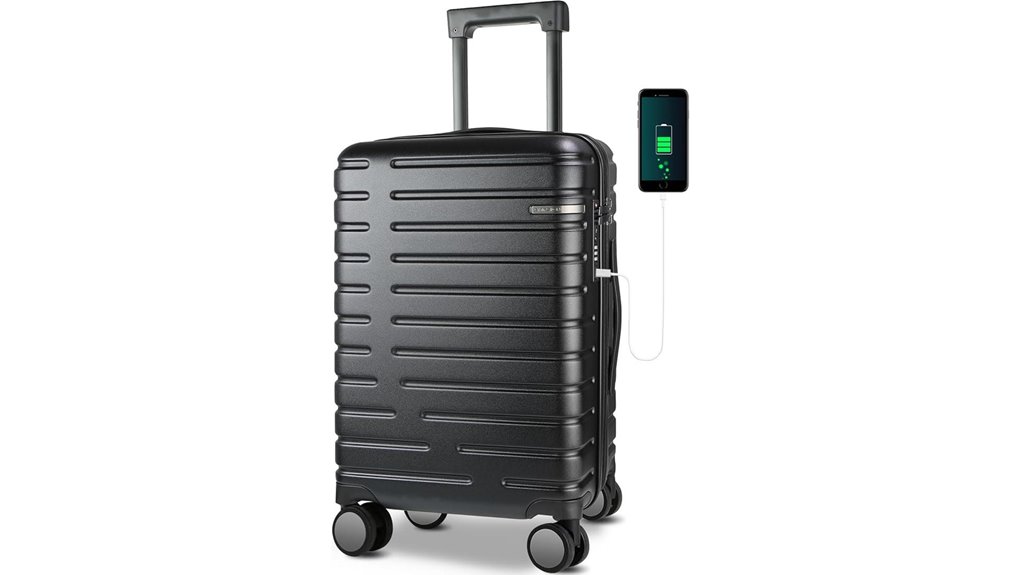 Durable Carry‑On Suitcases Frequent Flyers Can't Live Without 12 empsign 20 inch spinner luggage