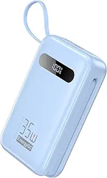 Power Banks with Built‑In Cables (USB‑C/Lightning) That Survive 3 energyqc 20kmah 35w powerbank