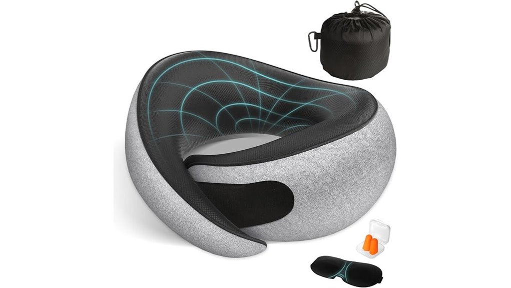 Memory Foam Travel Pillows That Relieve Neck Pain 11 ergonomic 360 memory foam