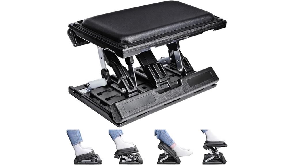 Top Under‑Desk Footrest (Folding) That's Perfect for Home Offices 2 ergonomic adjustable beaded footrest