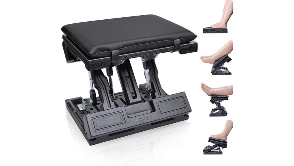 Top Under‑Desk Footrest (Folding) That's Perfect for Home Offices 8 ergonomic adjustable footrest massage