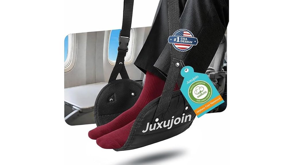 Best Foot Hammocks for Airplanes (Light, Adjustable) 15 ergonomic airplane foot hammock